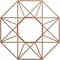 Ekena Millwork Guardian Wood Fretwork Pierced Ceiling Medallion, Wood (Paint Grade), 26"OD x 10 1/8"ID x 3/8"T CMWP26X26X0375GDMF - alternate 1